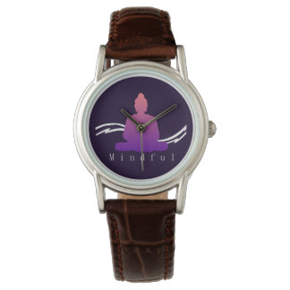 "Mindful" Schöner Buddha. Armbanduhr