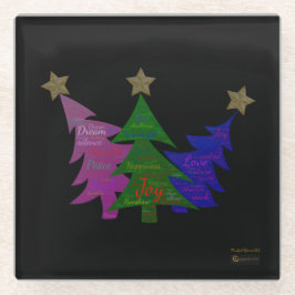 Mindful Word Art - Untersetzer