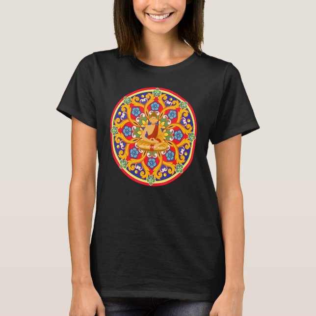 Mindfulness Buddha Buddhism Spiritual Yoga Meditat T-Shirt (Vorderseite)