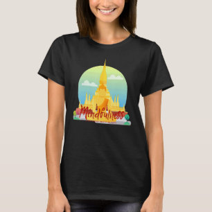 Mindfulness Buddha Buddhismus Spirituelle Yoga Med T-Shirt