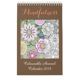 Mindfulness-Farbton-Kalender 2018 Kalender