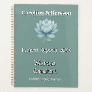 Mindfulness Wellness Consultant Zen Lotus Turquois