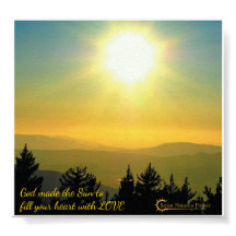 Mindfulness Word Art - Poster Sun