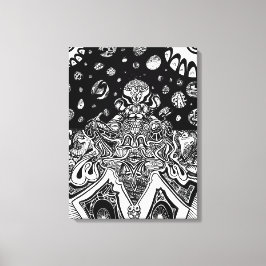 Mindmelt Phrame Leinwanddruck