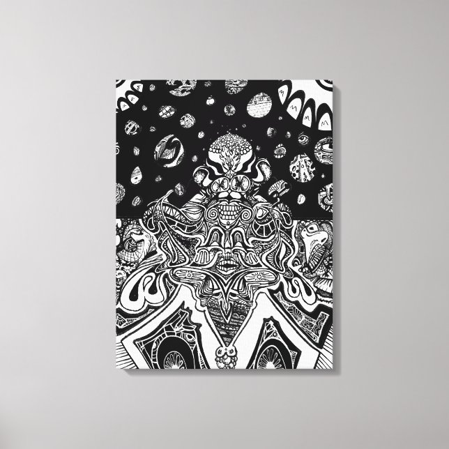 Mindmelt Phrame Leinwanddruck (Vorderseite)