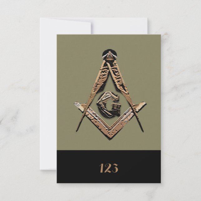 Minds (Golden) Einladung (Vorderseite)