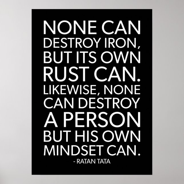 Mindset-Angebot Poster (Vorne)