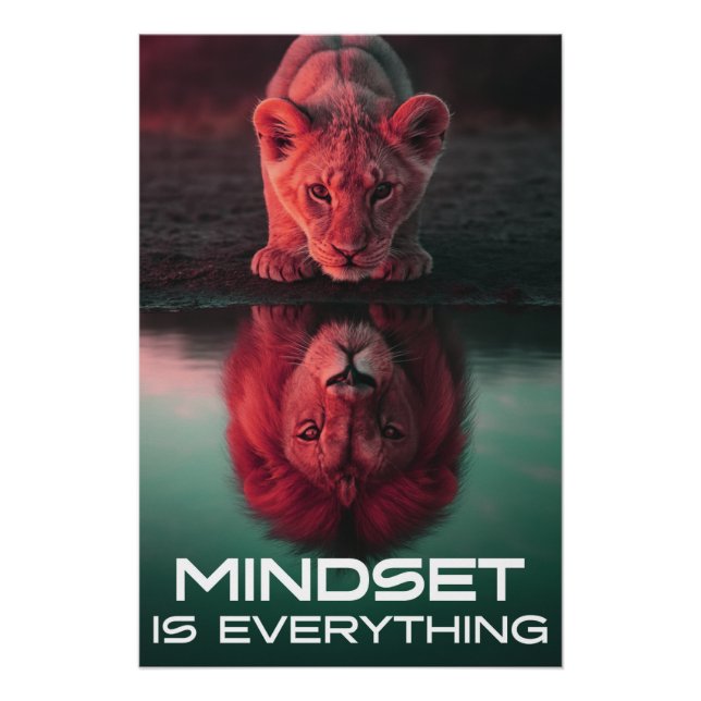 Mindset ist alles - Erschließen Sie Ihr volles Pot Poster (Vorderseite)