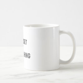 Mindset ist alles - Motivierend Minimalistisch De Kaffeetasse
