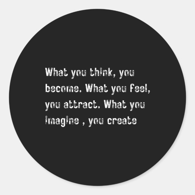 Mindset Sticker (Vorderseite)