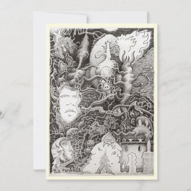 Mindsucker-Syndrom, von Brian Benson-Flachkarte (Vorderseite)