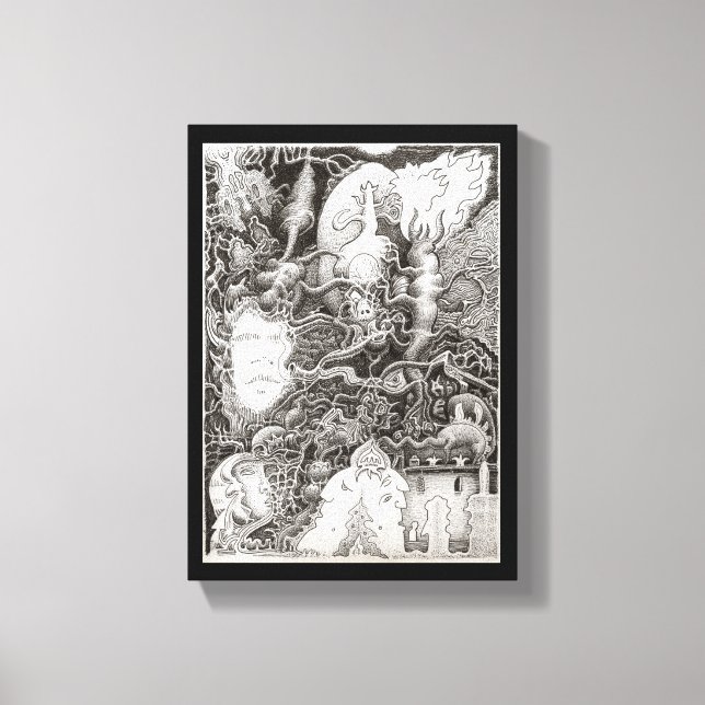 Mindsuckersyndrom Leinwanddruck (Vorderseite)