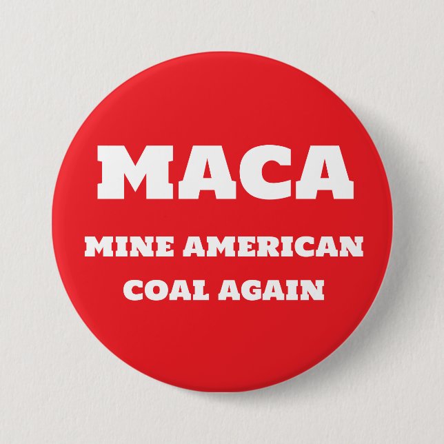 Mine American Coal Again Button (Vorderseite)