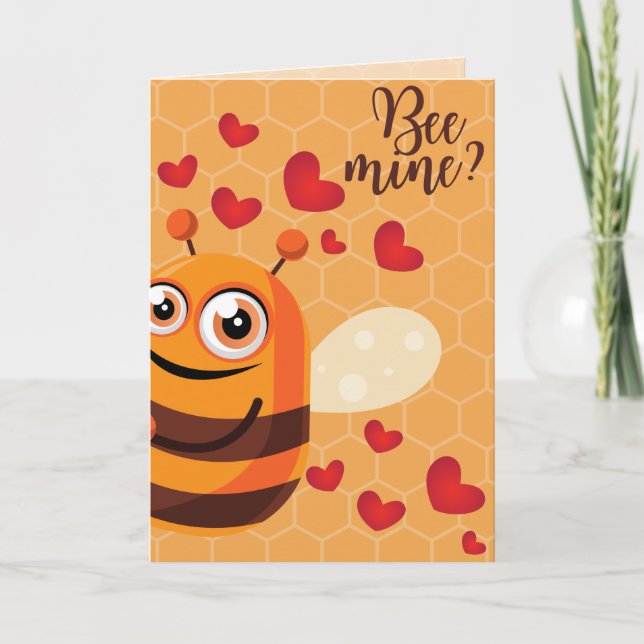 Mine? Funny Valentine Card Karte (Vorderseite)