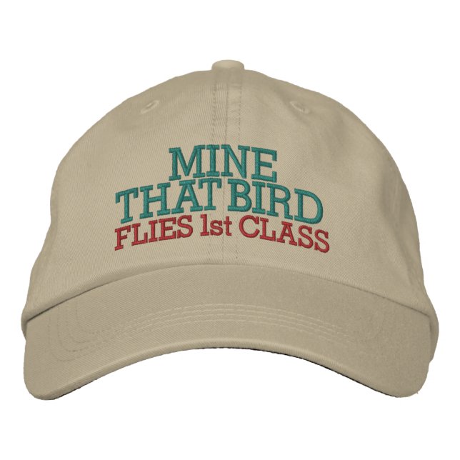 Mine That Bird FLICKT ! von SRF Bestickte Baseballkappe (Vorderseite)
