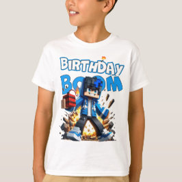 Minecraft Birthday Boom, Cooler Junge, TNT Dynamit T-Shirt