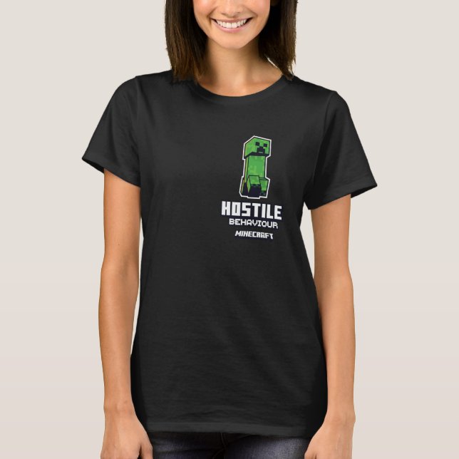 Minecraft Creeper Hostile Behaviour T-Shirt (Vorderseite)