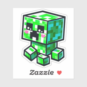 Minecraft, Niedlicher Strampler, Minecrafter, Chib Aufkleber