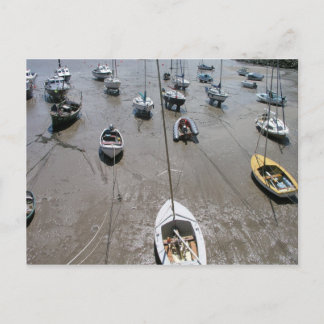 Minehead harbour, Somerset, Vereinigtes Königreich Postkarte