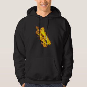 Minen Fire Wrench Flames Workshop Diesel Mechanik Hoodie