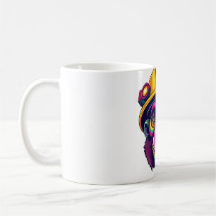 Minenhelm Mole Head Art T-Shirt Kaffeetasse