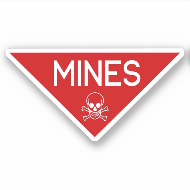 MINENZEICHEN | UNTERZEICHNUNG | SYMBOL AUFKLEBER (Vorderseite)