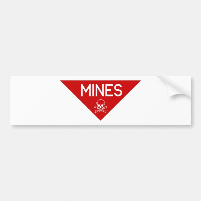 MINENZEICHEN | UNTERZEICHNUNG | SYMBOL AUTOAUFKLEBER (Vorne)