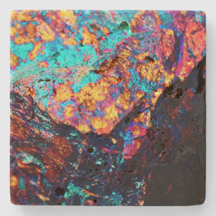 Mineral Chalcopyrit-Edelstein Kristall Stein Steinuntersetzer