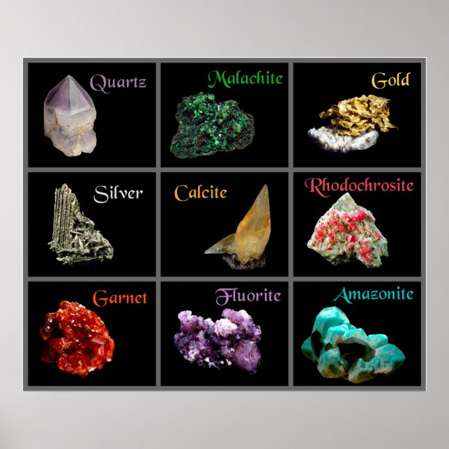 Mineral Collection Poster (Vorne)