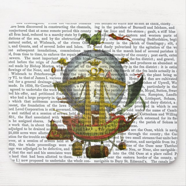 Mineral Hot Air Ballon Mousepad (Vorne)