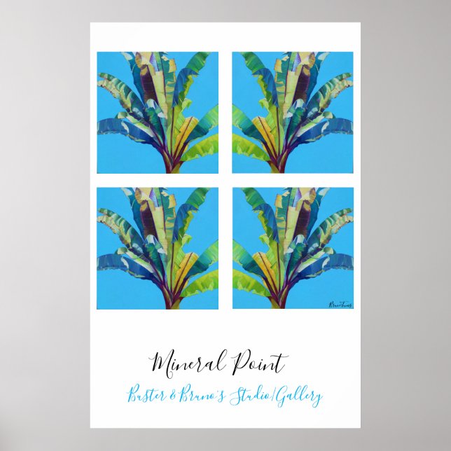 Mineral Point, Red Banana's , von Bruce Tunis Poster (Vorne)