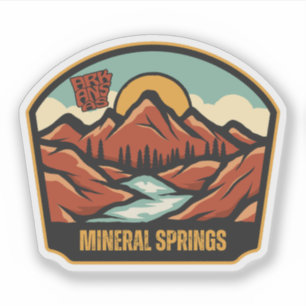 Mineral Springs, Arkansas  Aufkleber