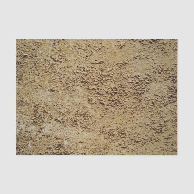Mineral Texture Ochre Brown Stone Rock Scale Model Seidenpapier (Vorderseite)