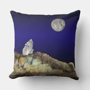 Mineralien Edelsteine Landschaft Quarz Mond Kissen