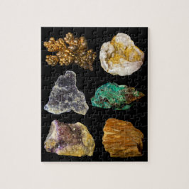 Mineralien - Kupfergeode Mica Malachite Amethyst