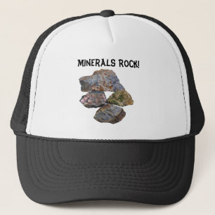 Minerals Rock Collecteurs Casquette amusant