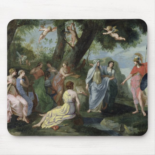 Minerva mit den Musen Mousepad (Vorne)