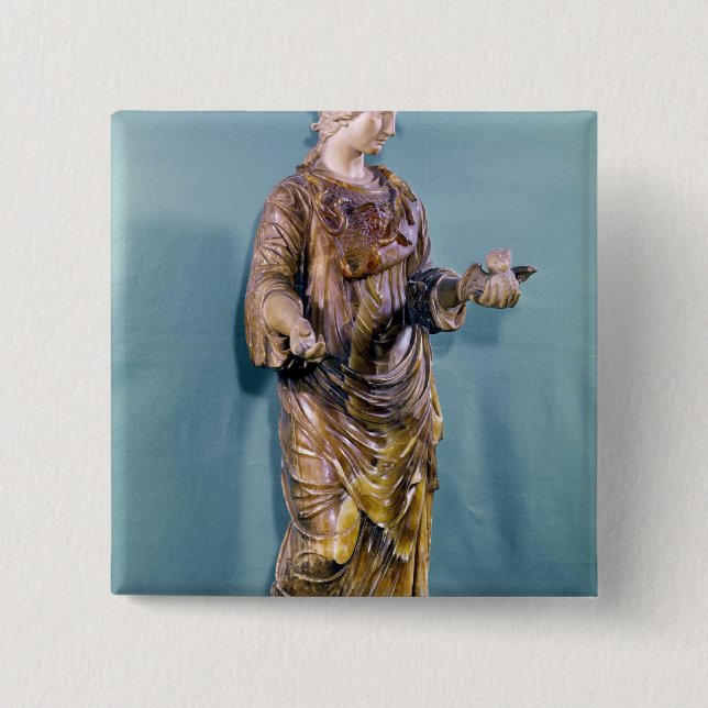 Minerva mit einer Eule, Kopie eines 6. Button (Vorderseite)