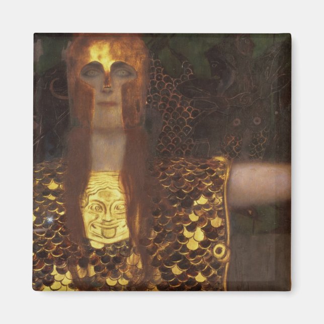 Minerva oder Pallas Athena Magnet (Vorne)