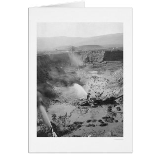 Mines d'or hydraulique Alaska 1912