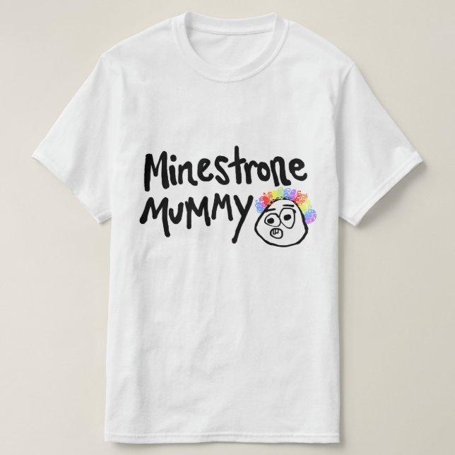 Minestrone-Mama-T - Shirt (Design vorne)