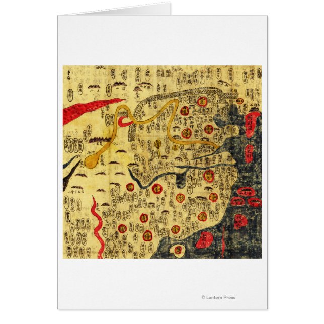 Ming Empire, ChinaPanoramakarte China (Vorne)