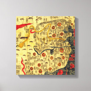 Ming Reich, ChinaPanoramic MapChina Leinwanddruck