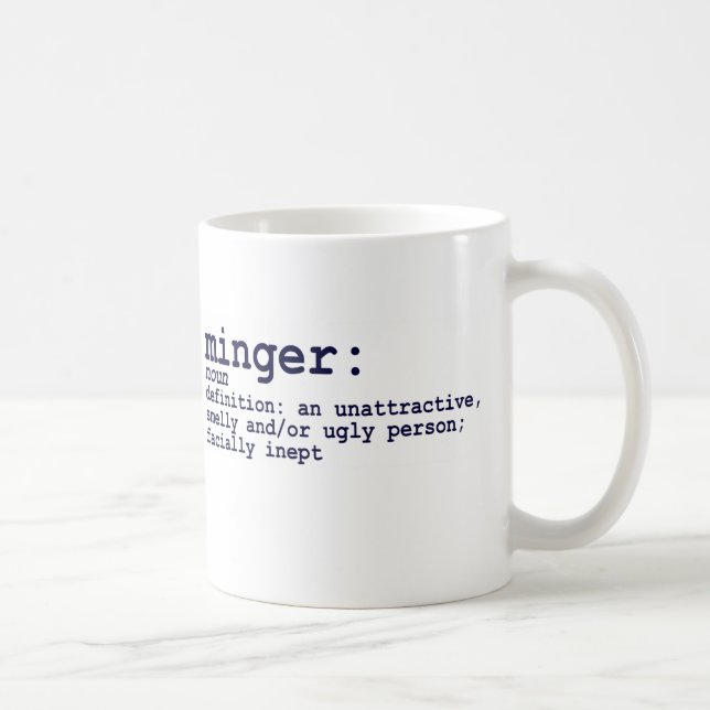 MINGER DEFINITIONS-KAFFEE-TASSE KAFFEETASSE (Rechts)