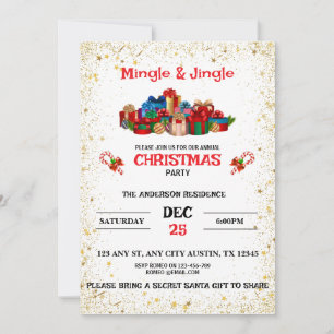 Mingle Jingle Christmas Invasion Einladung