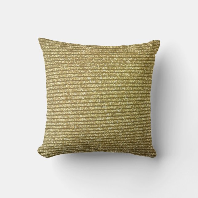 "MINGLED GOLD CUSTOM DESIGN THROW PILLOW" KISSEN (Vorderseite)