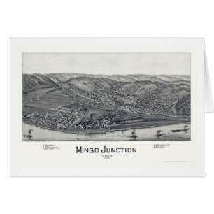 Mingo Kreuzung, panoramische Karte OH- - 1895