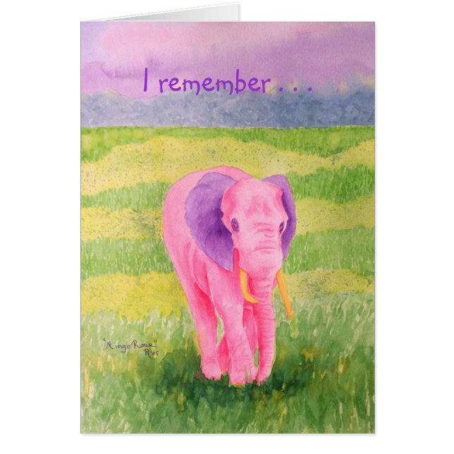 Mingo s'est levé je se rappellent… la carte (Devant)