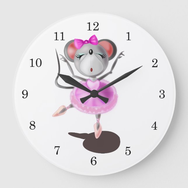 Mini 1 - Runde Wall-Uhr Große Wanduhr (Vorderseite)