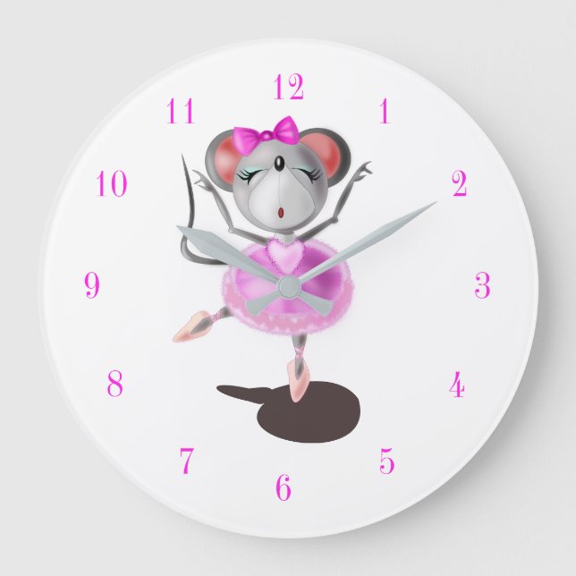 Mini 1 - Rundwand Große Wanduhr (Vorderseite)